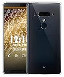 Sunrive Für HTC U12+ Hülle Silikon, Transparent Handyhülle Schutzhülle Etui Hülle für HTC U12 Plus(TPU Kein Bild)+Gratis Universal Eingabestift MEHRWEG