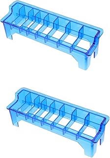 فوميز. صندوق عرض الفرجار من قطعتين، منظم امشاط ومنظم لصالونات الحلاقة، ملحقات تصفيف الشعر، مقص لتصفيف الشعر، مشط تصفيف الشعر، حاوية تخزين للفرجار