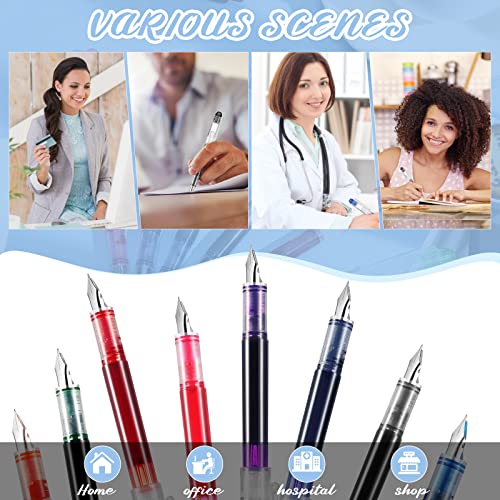Laumoi LAUMOI-FOUNTAIN PENS-52 40 Pack Disposable Fountain Pens Set thumb #5