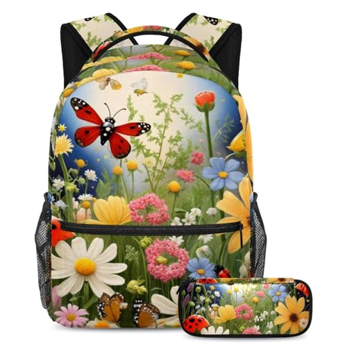 Cartable avec trousse à crayons pour soulager le dos des ados