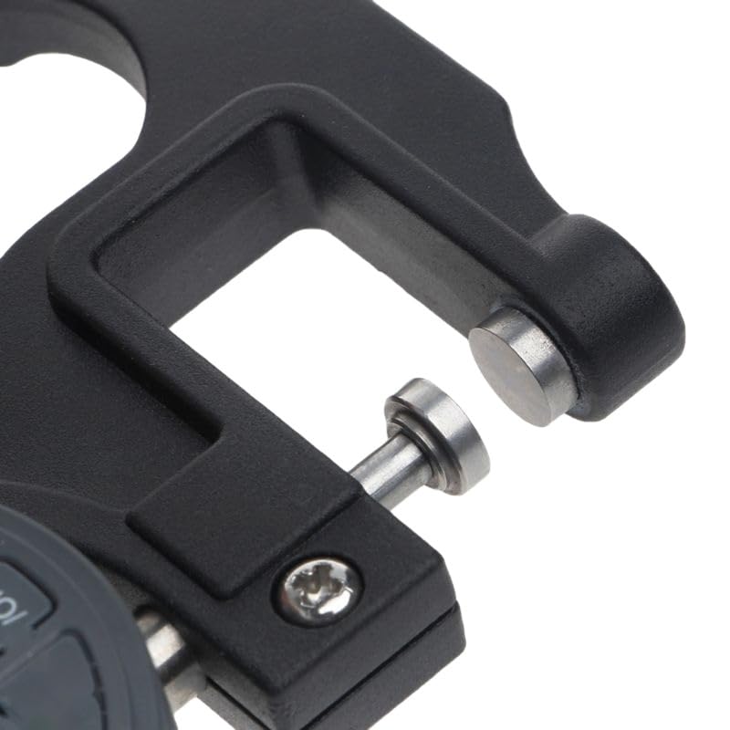 0-12,7 mm elektroniczny mikrometr cyfrowy miernik grubości miernik 0,01 mm tester głębokości do folii papierowej narzędzie do pomiaru grubości skóry