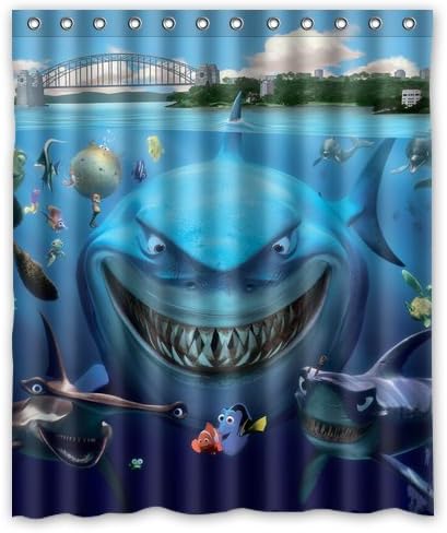Happy Undersea World Finding Nemo Custom Unique Waterproof Shower Curtain Bathroom Curtains 60x72 inches