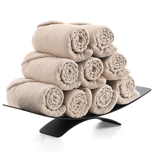 Black Sparrow Handtuchhalter Freistehend 2-fach - Ohne Bohren Mit Stauraum