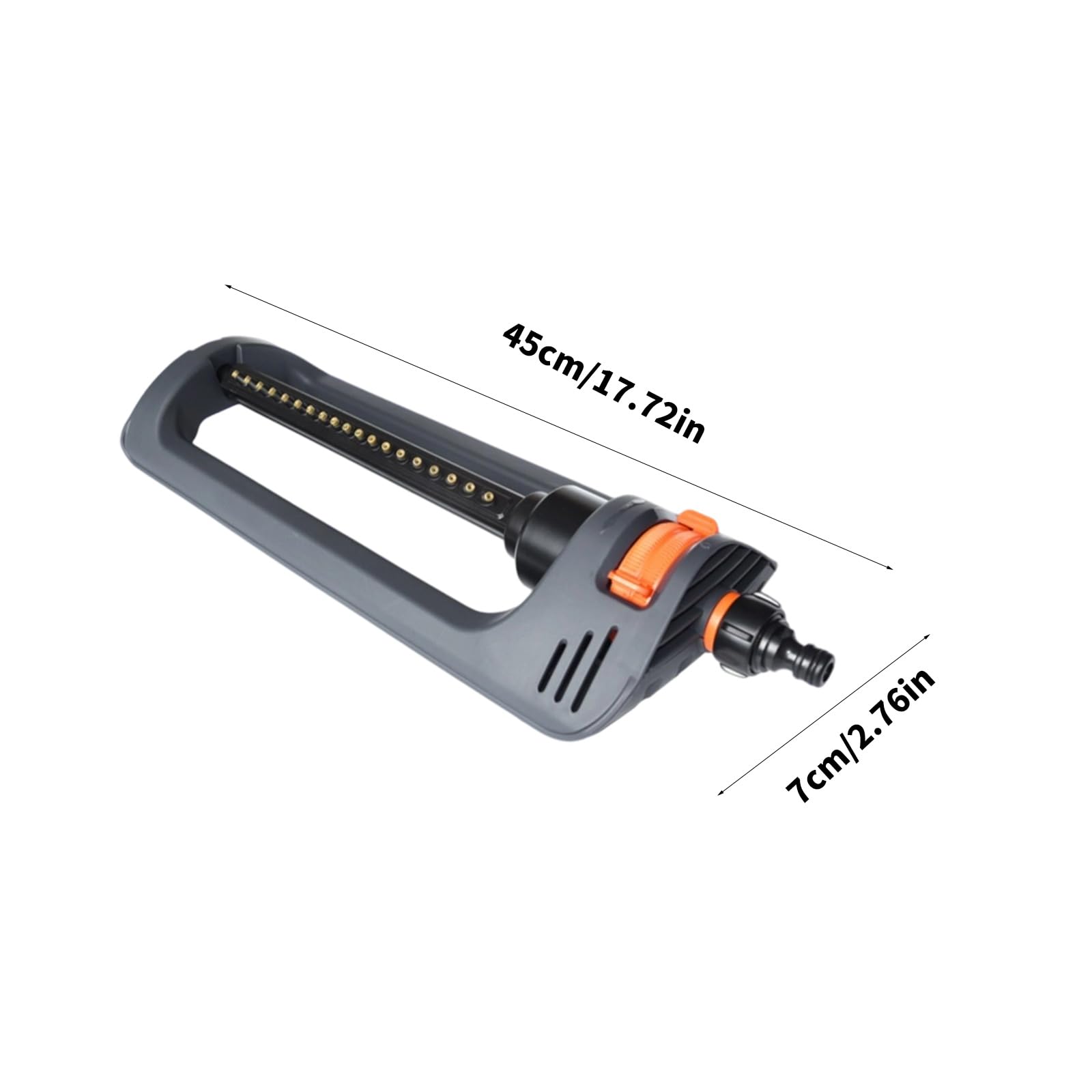 Aspersor de césped Ajustable de Servicio con Cobertura de 8-10 m para Jardines y macizos de Flores Aspersor turbos para césped y jardín