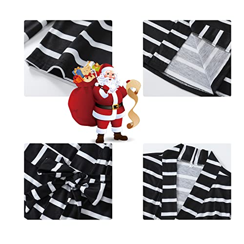 Image of SUFEINI Maternity Robe and Matching Baby Swaddle Blanket Set, Mommy Robe with Receiving Blanket Girls Boys Sleepwear