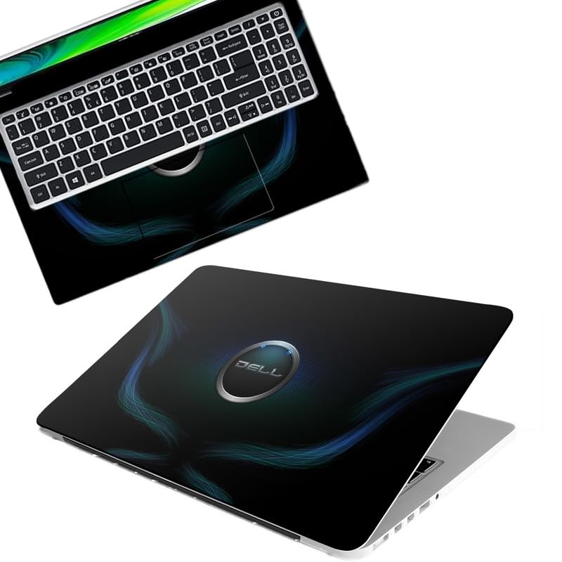 Image of Galaxsia DSGN 776 Full Body Laptop Skin Bubble-Free| Laminated & Removable | HD Quality Sticker for Laptops Upto 15.6 Inches Compatible with DELL