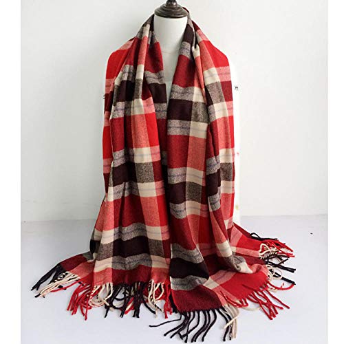 Schal Herbst und Winter Damen Split Mantel nationalen Stil dicken Mantel Mantel Dual-Use-Klimaanlage Schal-Rechteck-9 Farbe