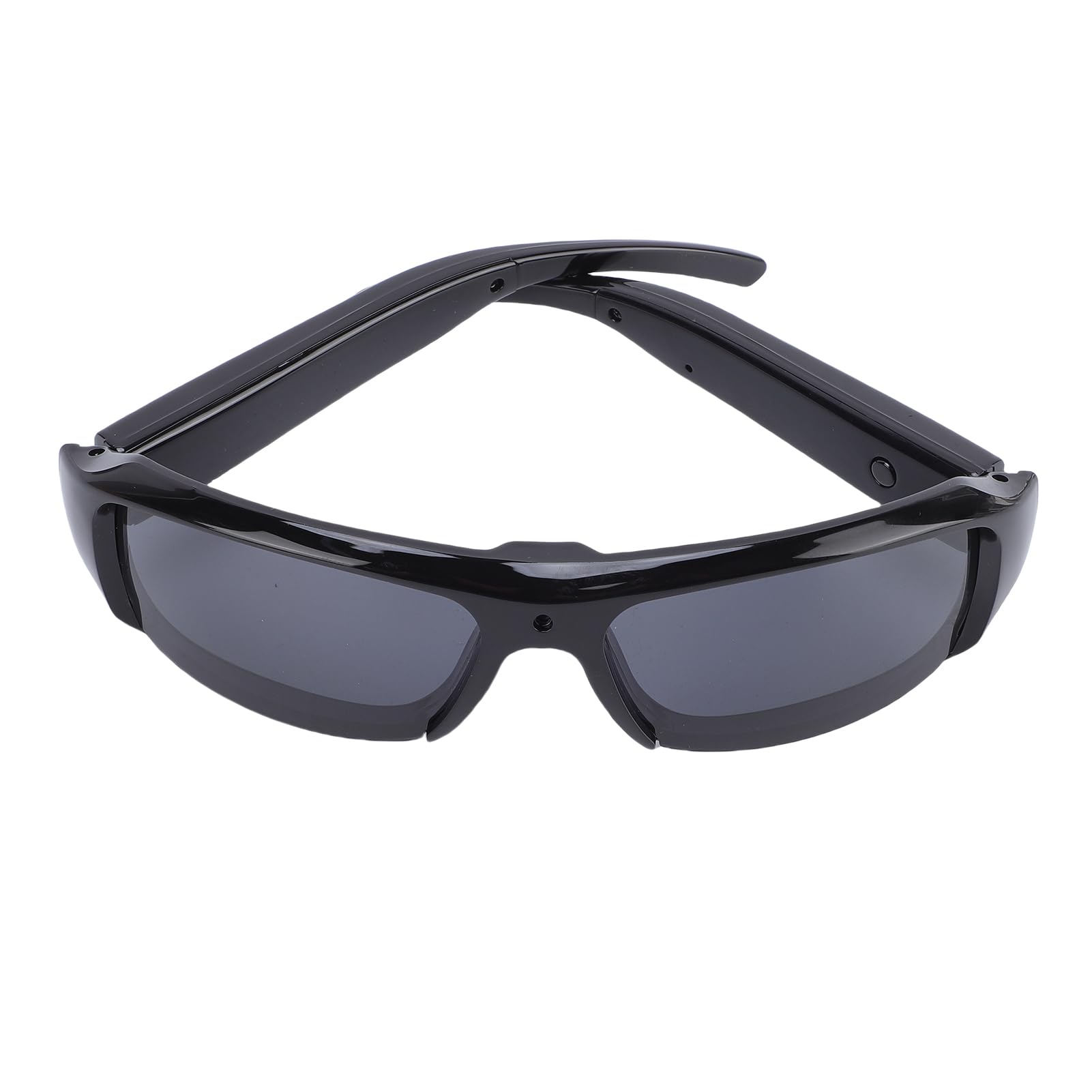 Zunate Lunettes de Soleil avec Caméra 1080P, Lunettes de Caméra d'action de Sport avec Objectif Grand Angle, Photo en Un Seul, Vidéo Double, pour Les Voyages à Vélo