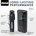 XIKAR Tactical Triple Jet Butane Torch Lighter – Refillable Butane Lighter with EZ-View Fuel Window, Wind Resistant Adjustable Flame, Pocket Clip – Premium Lighter for Outdoor Use – Black