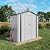 Vigo huseeo 6x3.6FT Storage Shed, Outdoor Galvanized Steel Garden Shed with Lockable Door & Window, Waterproof Metal Tool Storage for Garden, Backyard, Patio, Lawn