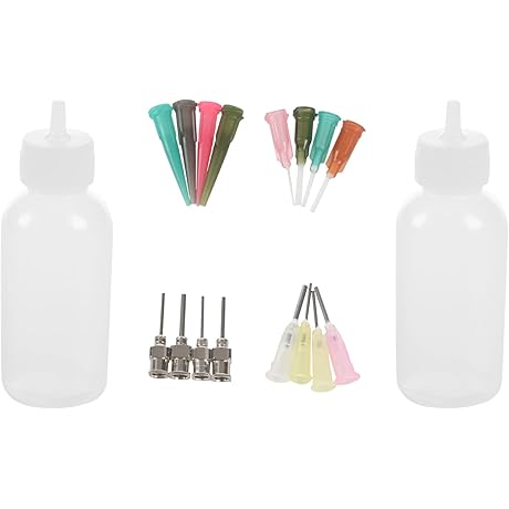 Complete Henna Tattoo Kit with Nozzles & Bottles