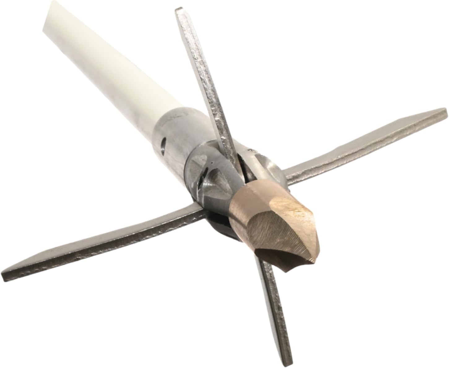 Quad-Lock White Fiberglass Arrow by MegaMouth Bowfishing