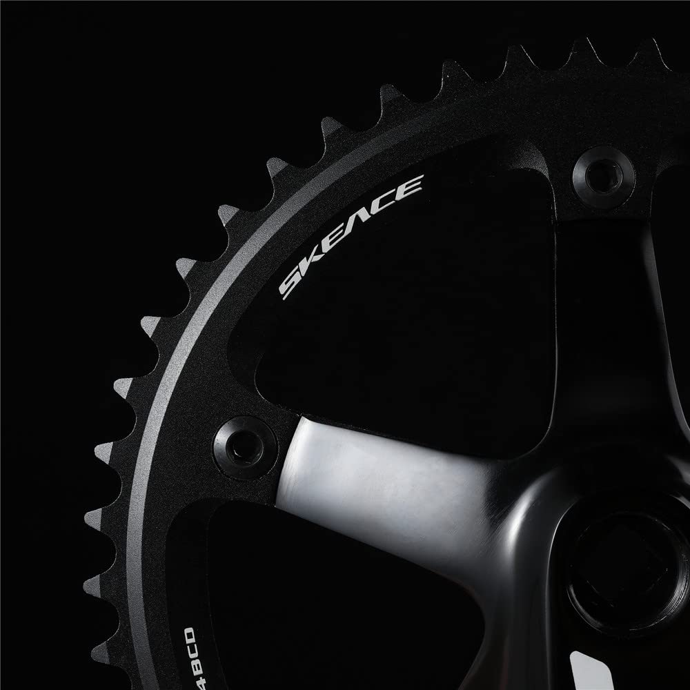 Kurbelgarnitur Kurbel Feste Gang Fahrrad Crank 48T Kurbelschrank Fahrradteile Fahrradteile Legierung Single Geschwindigkeit 48T Kurbel Fahrradstücke Fahrrad Kurbelgarnitur