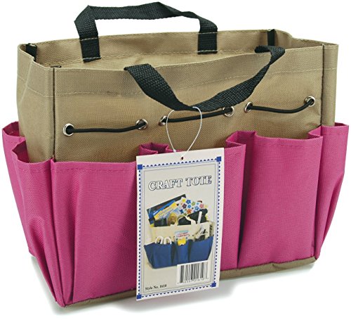 Bundle Craft Tote Rosa con Cinta Métrica Retráctil 60 pulgadas miniatura 2