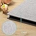 HoneyTolly Large Photo Album Self Adhesive for 4x6 8x10 Magnetic Scrapbook Album DIY 60 Black Sticky Pages Linen Cover Photo Album(Grey)