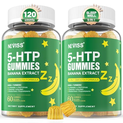 5-HTP Gummies + GABA - Melatonin Free - Relaxation Gummies