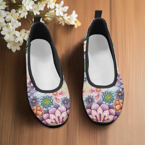 Image of Walking Shoes Women Breathe Mesh Slip On Sneakers Women Comfortable Lightweight