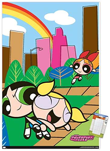 Trends International The Powerpuff Girls - Group Park Wall Poster, 22.375