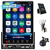 2GB 32GB Android Car Radio Double Din 9.5 Inch Moving Vertical Touch Screen Head Unit Car Stereo GPS Navigation Bluetooth, Multi Screen Display, Mirror Link, WiFi, SWC, USB, Rear Camera 2 Din Radio