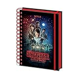 21cm x 14cm. Stranger Things - Libreta (A5) (Multicolor)