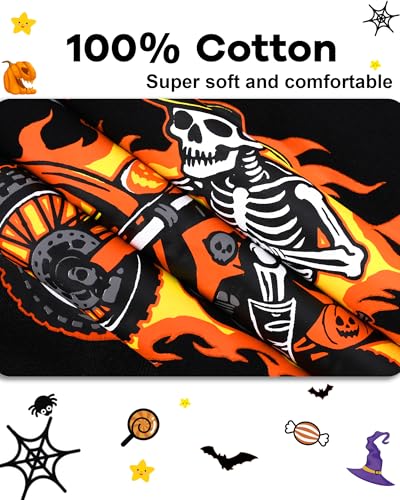 Image of DAUGHTER QUEEN Boys & Girls 100% Cotton Halloween & Christmas PJS 18M-12Y