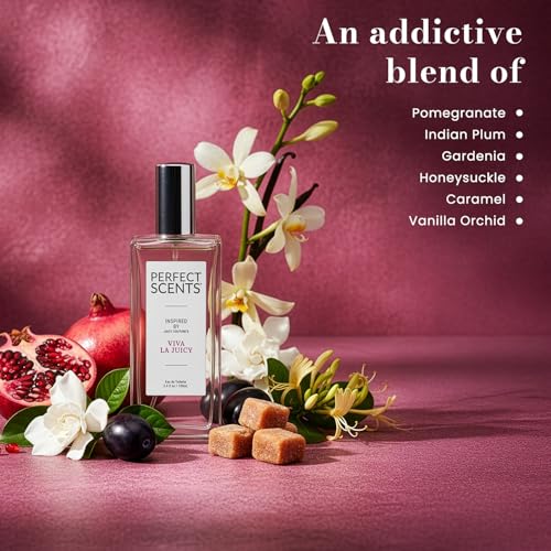 Image of Perfect Scents Fragrances, Inspired by Juicy Couture's Viva La Juicy, Women's Eau de Toilette, CLEAN, Vegan, Paraben-Free, Phthalate-Free, Never Tested on Animals, 3.4 Fluid Ounces