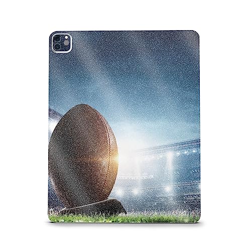 Image of MightySkins Carbon Fiber Skin Compatible with Apple iPad Pro 12.9 inch M2 6th Gen (2022) Full Wrap Kit - Big Game | Protective, Durable Textured Carbon Fiber Finish | Easy to Apply | Made in The USA
