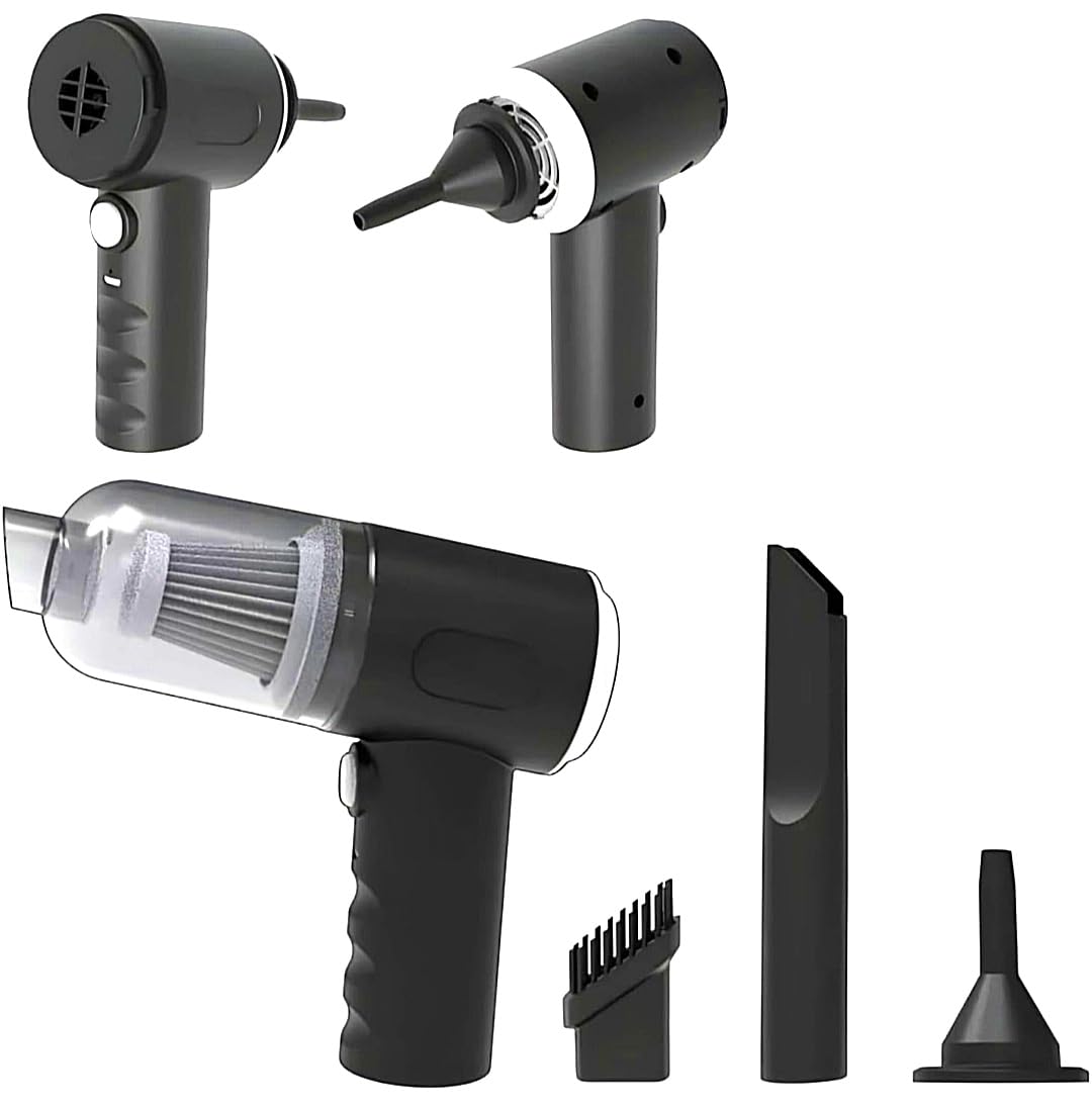 AAA Electric Nail Drill Professional Cleaner Dust Collection/Lighting 2 in 1 Car Vacuum Cleaner 120W High-Power Handheld Wireless Vacuum Cleaner Home Car Dual-use USB Rechargeable