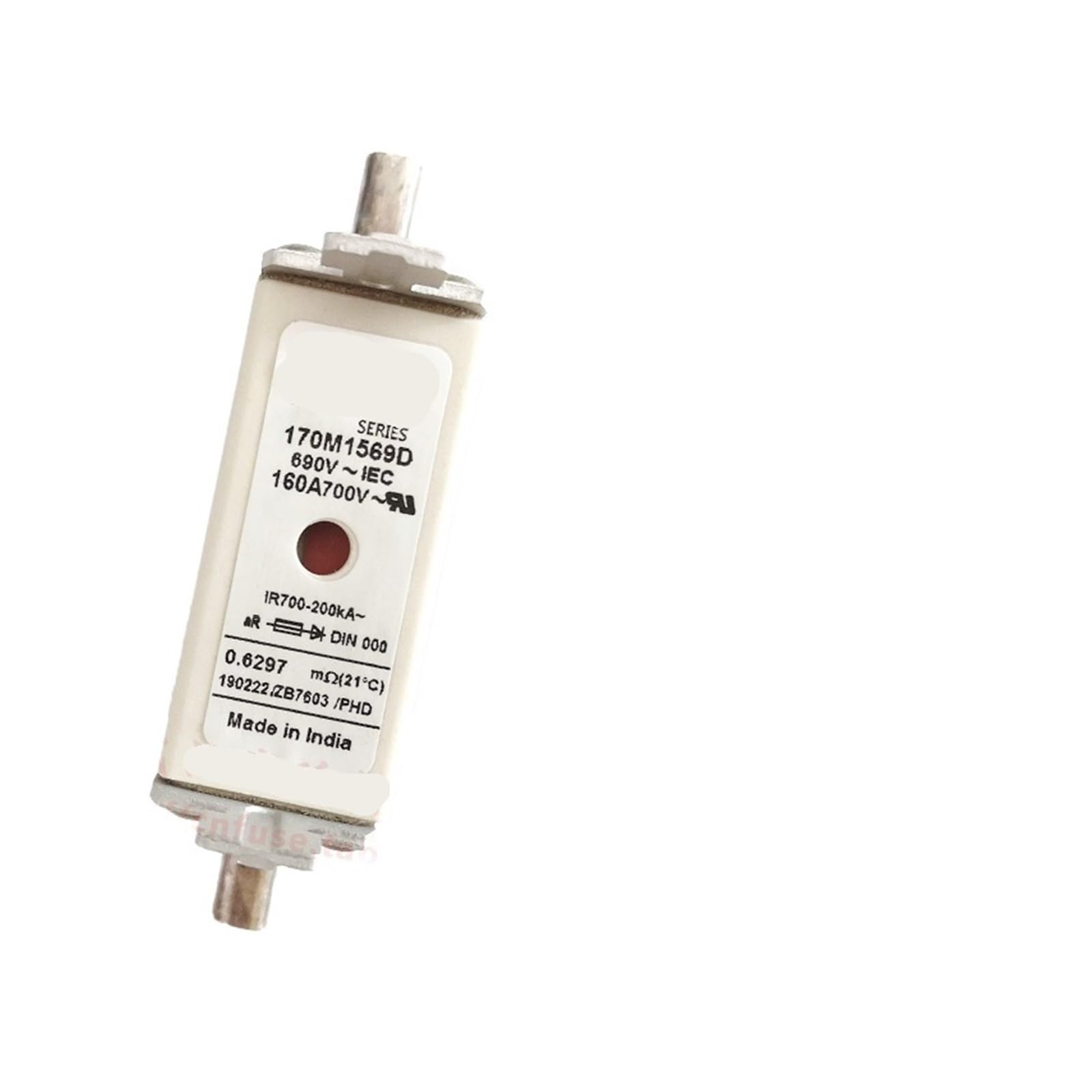 Fusible ultra-rapide 170M1562D cartouche protection variateur de vitesse