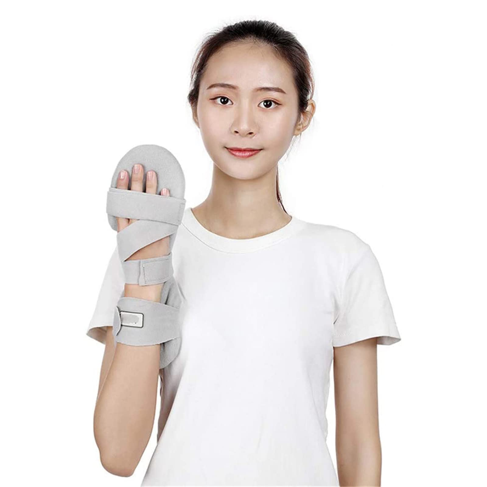 Tabla De Entrenamiento De Dedos Puntos De Férula De Mano En Reposo Diapasón Fractura De Muñeca De Mano Corrector De Dedo Fijo para Hemiplejía,Right