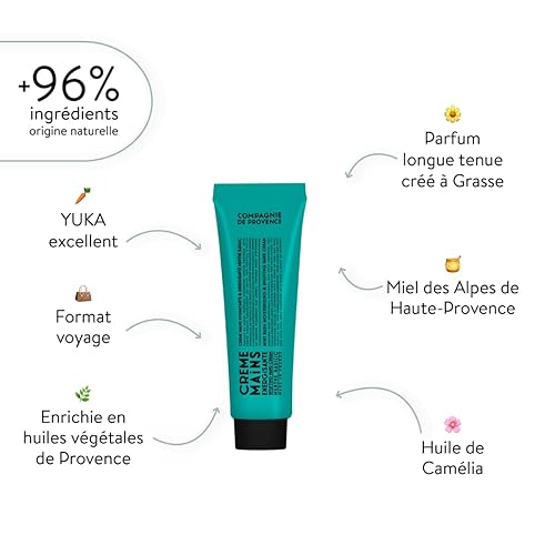 Miniatura 2 de Compagnie de Provence Crema de Manos Menta Albahaca 1.0 fl oz con una Textura Refrescante Hidratada y Revitalizada