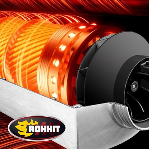 Image of [2026 Version] ROKKIT 8KW Diesel Heater, 110V /12V All-in-One Diesel Air Heater, Portable Diesel Heater with LCD Monitor & Remote, Fast Heating Low Noise Diesel Parking Heater for Tent, Car, RV, Camper