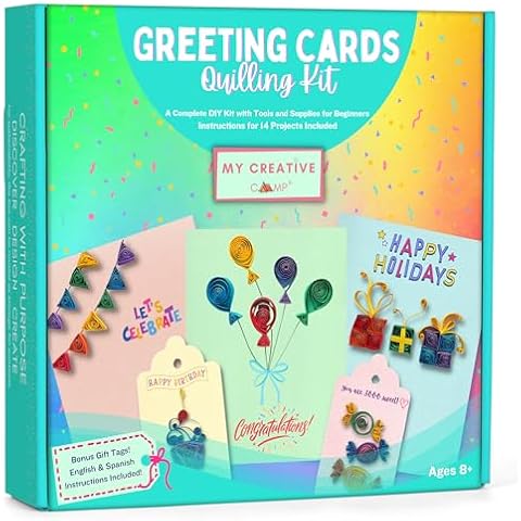 MY CREATIVE CAMP® Quilling Card Kit Cover