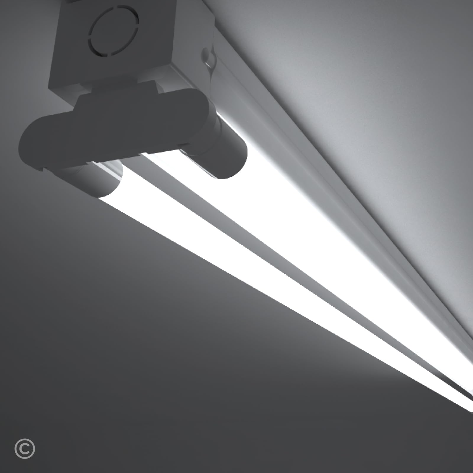 2 Tubos LED 150cm T8 G13 24W Reemplazo Fluorescente - 3000 Lúmenes Luz Fría 6500K Alta Luminosidad 125 lm/W - Material Nano-Plástico con Cebador LED Ideal para Garaje y Comercio - 3 Años de Garantía