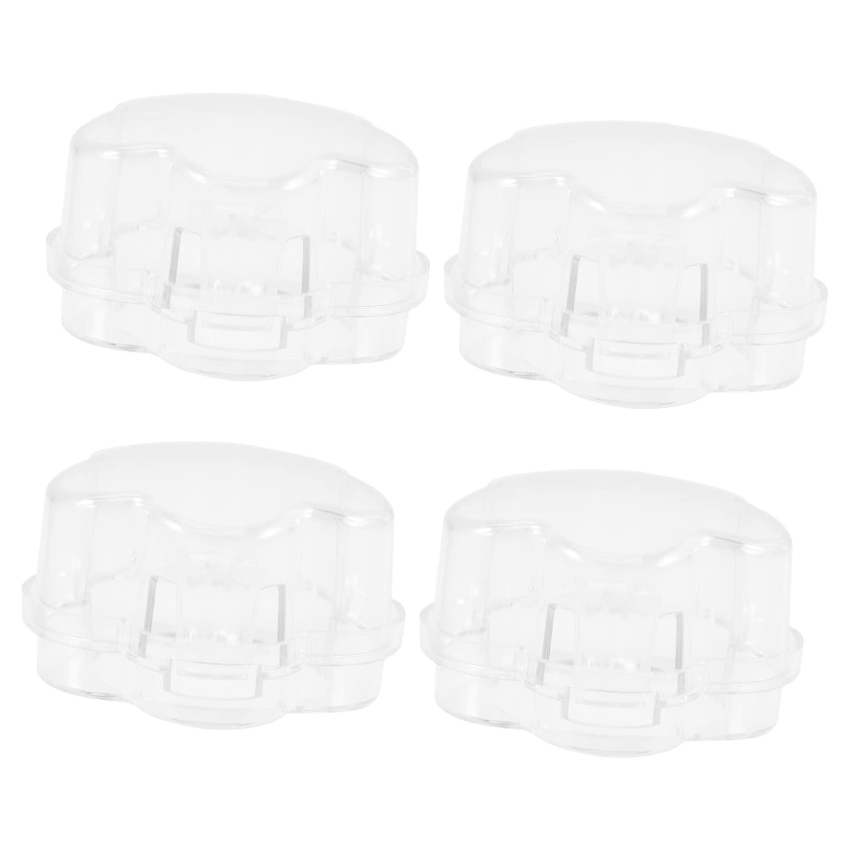 MOLUCKFU Childproof Oven Knob Covers 4pcs Gas Stove Knob Safety Covers Prevent Fire Easy Install