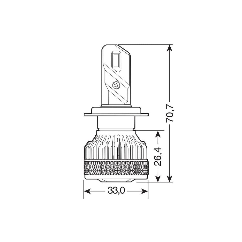 PILOT 57726 9-32V Halo LED serii 14 Lightning - (H7) - 45 W - PX26d - 2 szt