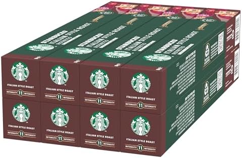 STARBUCKS Breakfast Blend od Nespresso, Medium Roast, Kapsułki Kawy 8 x 10 (80 Kapsułki)