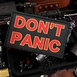 Ueiwffzo – DON'T PANIC Patch - Funny Meme Printed Patches, Military Tac