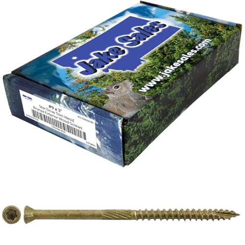 Vis à bois Torx extérieure contre la rouille | Tête fraisée bronze 7,6cm sans glissement