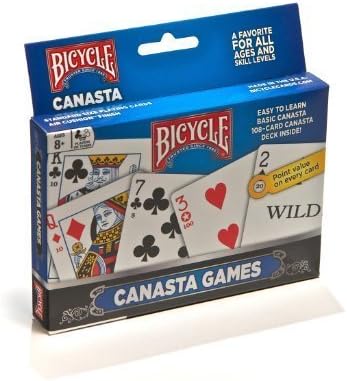 Poker Size (3.5 By 2.5 Inches) - Bicycle Canasta Games Playing Cards by Bicycle