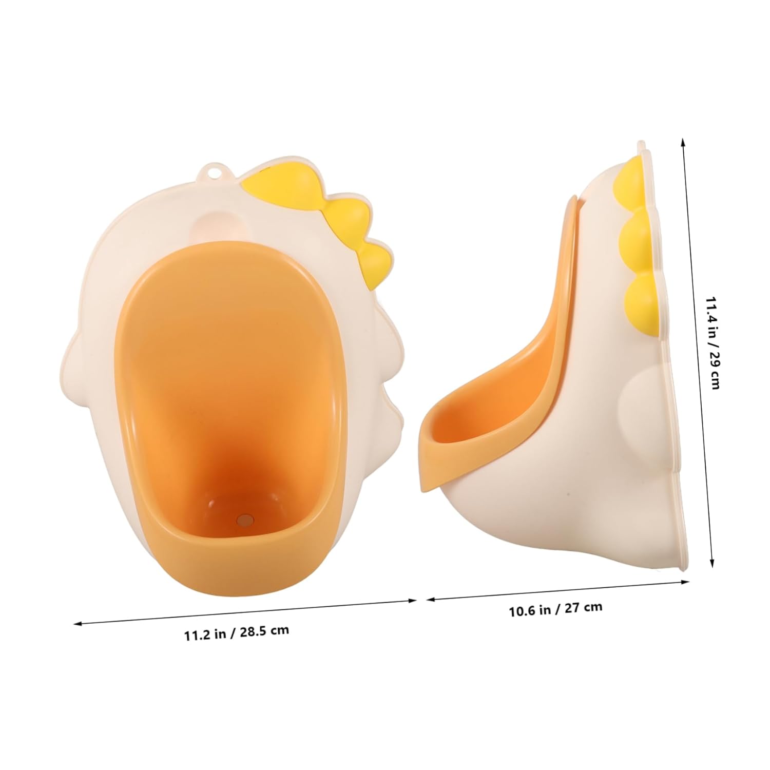 Cartoon Dinosaur Boys and Girls Urinal Training Potty for Boys Wall-Mounted Pee Urinal for Toddlers Encourages Habits and Fun Toilet Use