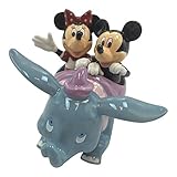Disney Parks Mickey Minnie Mouse Dumbo Flying Elephant Ride Figurine Salt Pepper Shakers