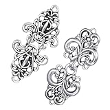 【Zartes und anderes Design】Diese Metall cardigan clip sind im klassischen Stil gestaltet, mit verschiedenen Mustern, Designs und antiksilberner Farbe, die zart und stilvoll, elegant und voller Retro-Aromen sind und Ihnen viel Charme verleihen Wirbel Stil.