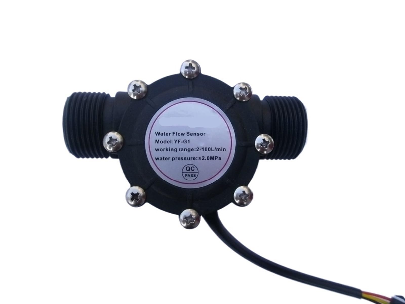 1 Uds DN25 tubería G1 rango de flujo 2-100L/min accesorios del calentador del Sensor de flujo Hall
