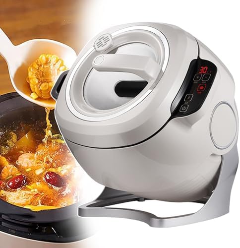 Generic Lazy Stir-fry Pan Cooking Stir-fry Robot - 360° Automatic...