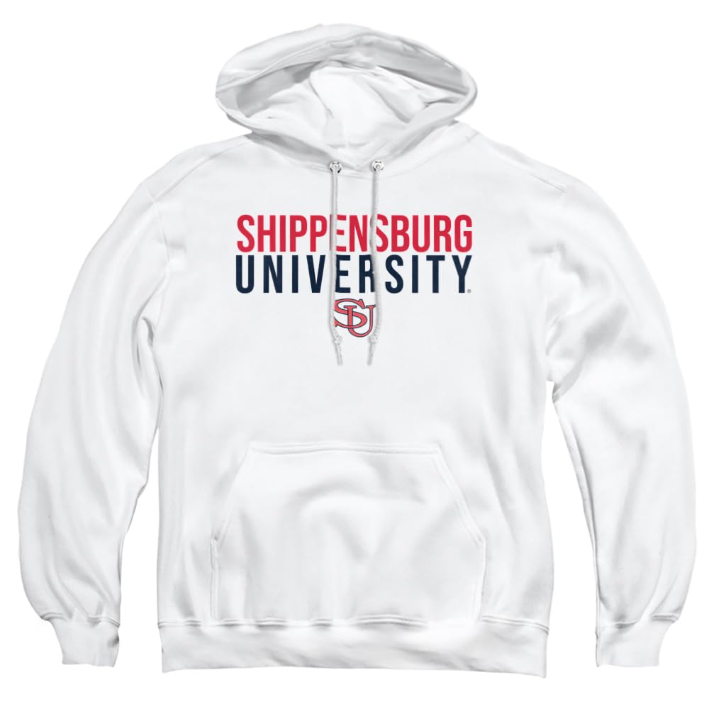 LOGOVISION Shippensburg University Official Stacked Unisex Adult Pull-Over Hoodie