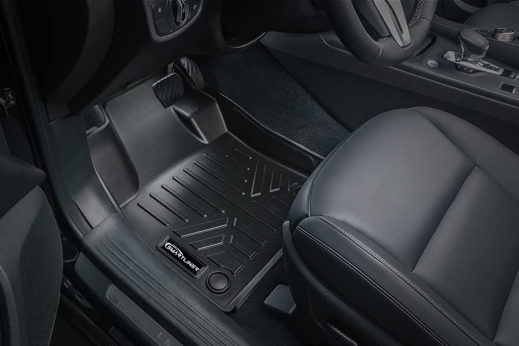 SMARTLINER Custom Fit All Weather 2 Row Floor Mats & Cargo Liner Set Compatible with 2021-2025 Infiniti QX50 - Image 2