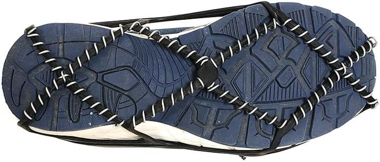 1 Pair Non-Slip Crampons Ice Grip ice Snow Route Camping Outdoor Sports Shoe Cover Walk Traction Cleats ice Crampon Shoe Covers