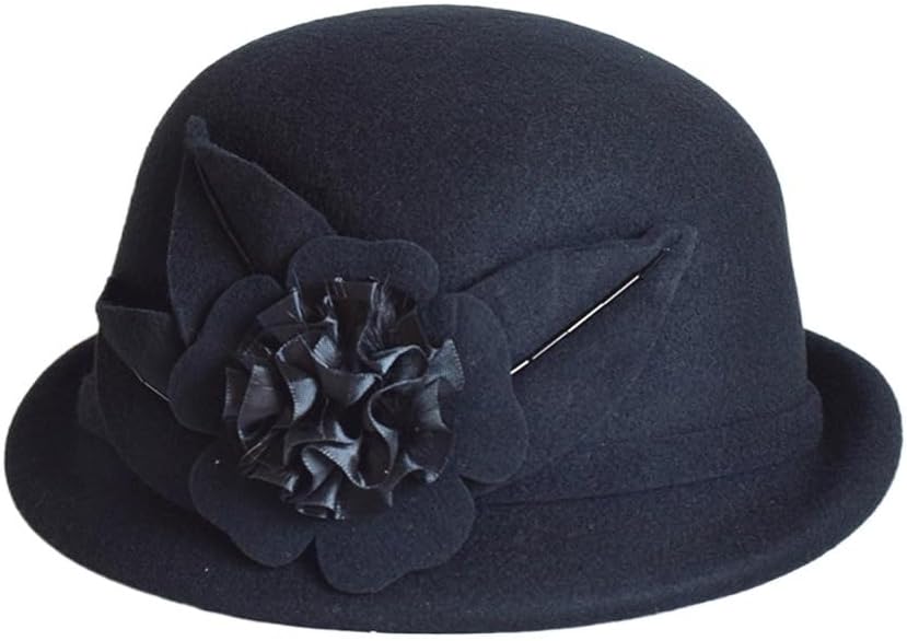 Autumn and Winter Hats, Flower Berets, Women's Vintage Top, Versatile Painter