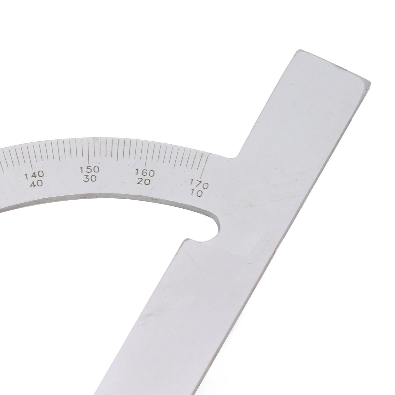 Goniometro per la lavorazione del legno Righello angolare regolabile portatile ad alta precisione in acciaio al carbonio di facile lettura 150 x 300 mm